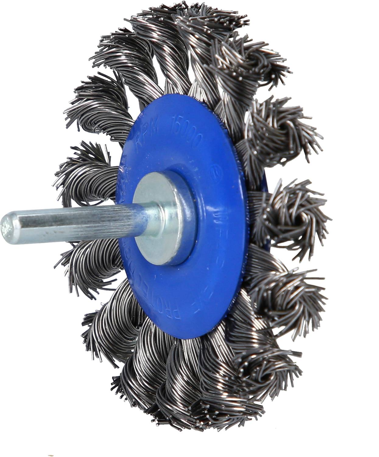 Brilliant Tools Scheibenbürste, gezopft, Ø 75 mm mit 6 mm Aufnahme BT103109 BT103109 1 St.