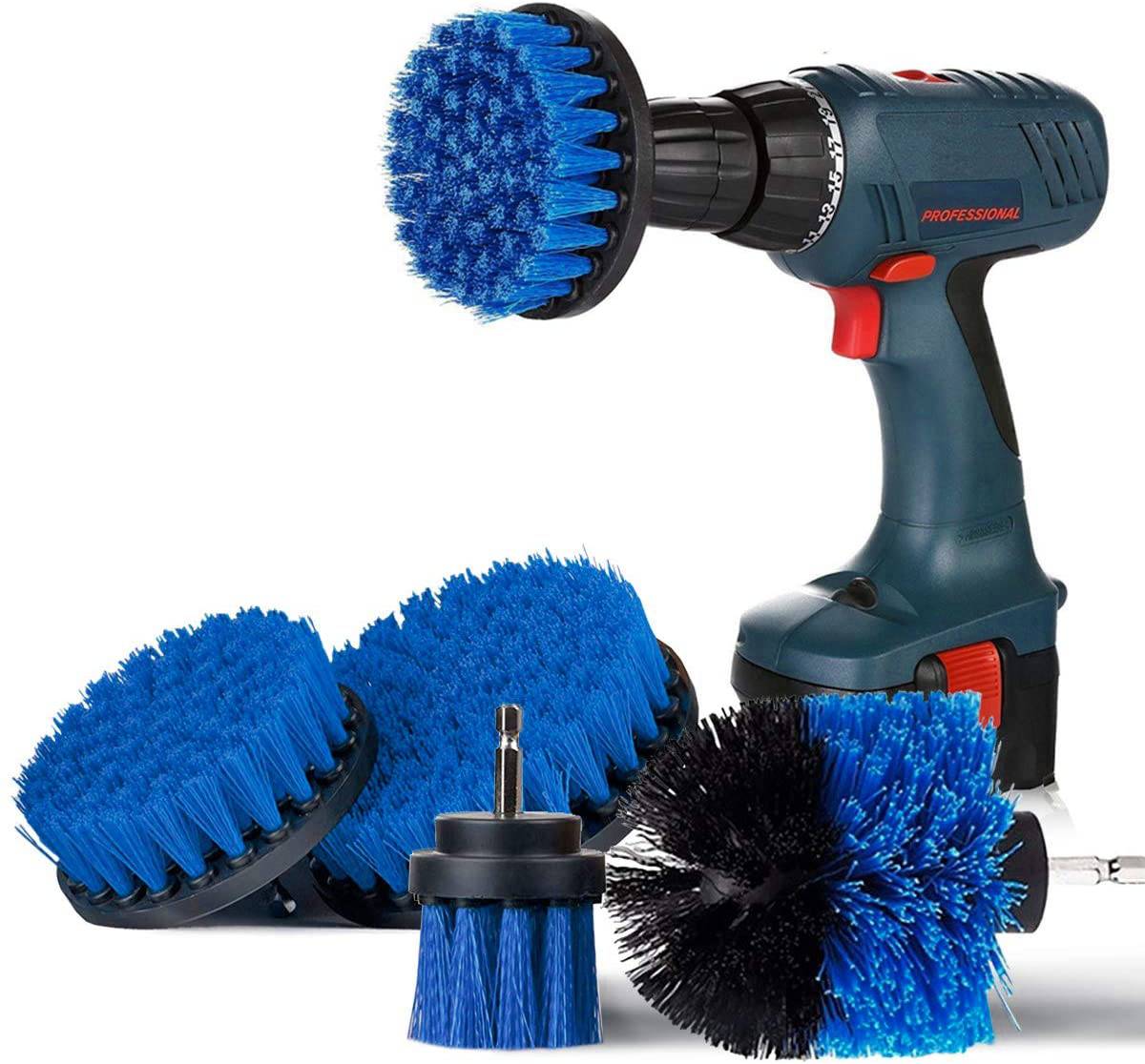 KS Tools BT103110 Bürstenaufsatz-Satz für Bohrmaschinen, 4-tlg 1St.