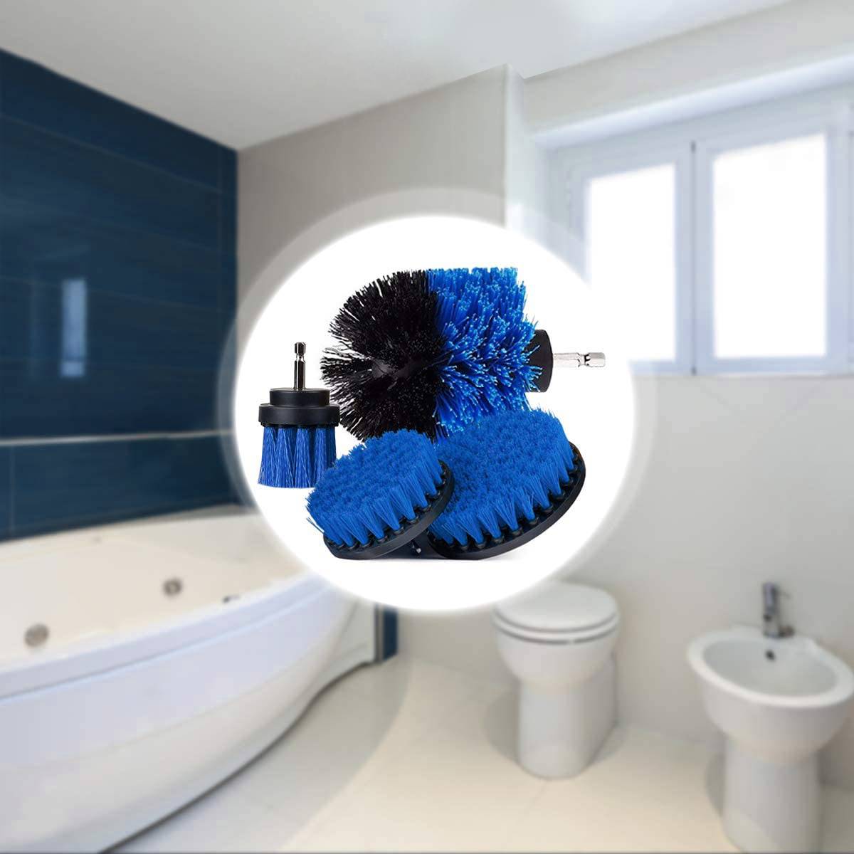 KS Tools BT103110 Bürstenaufsatz-Satz für Bohrmaschinen, 4-tlg 1St.