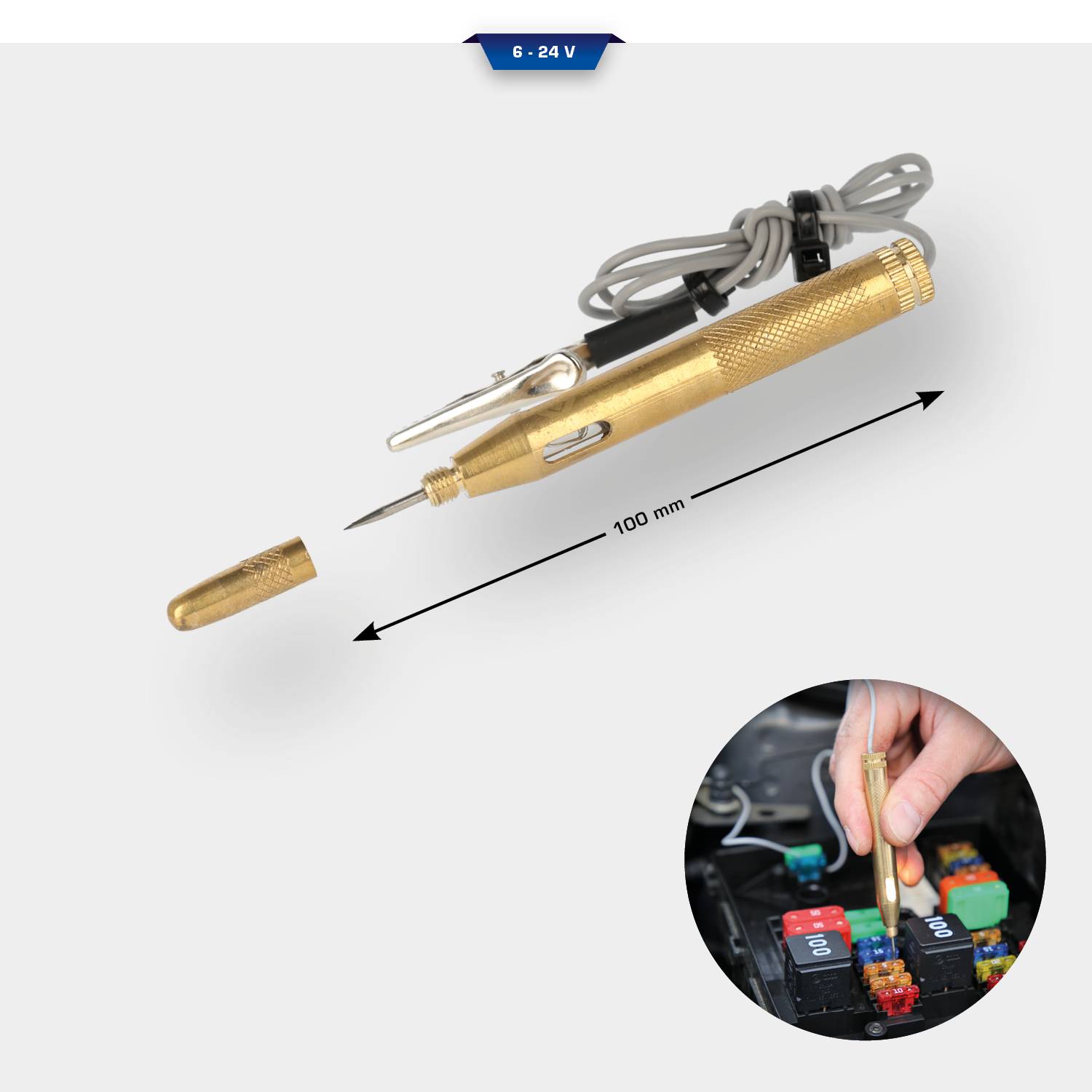 Brilliant Tools BT121900 Spannungsprüfer / Prüflampe BT121900