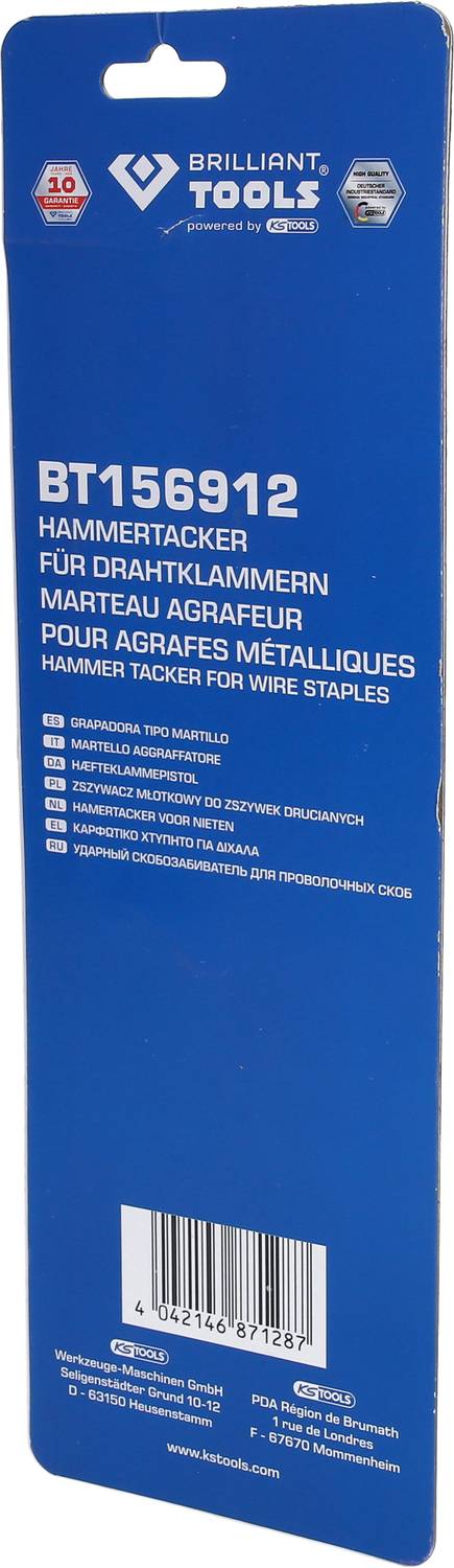 Brilliant Tools BT156912 BT156912 Hammertacker