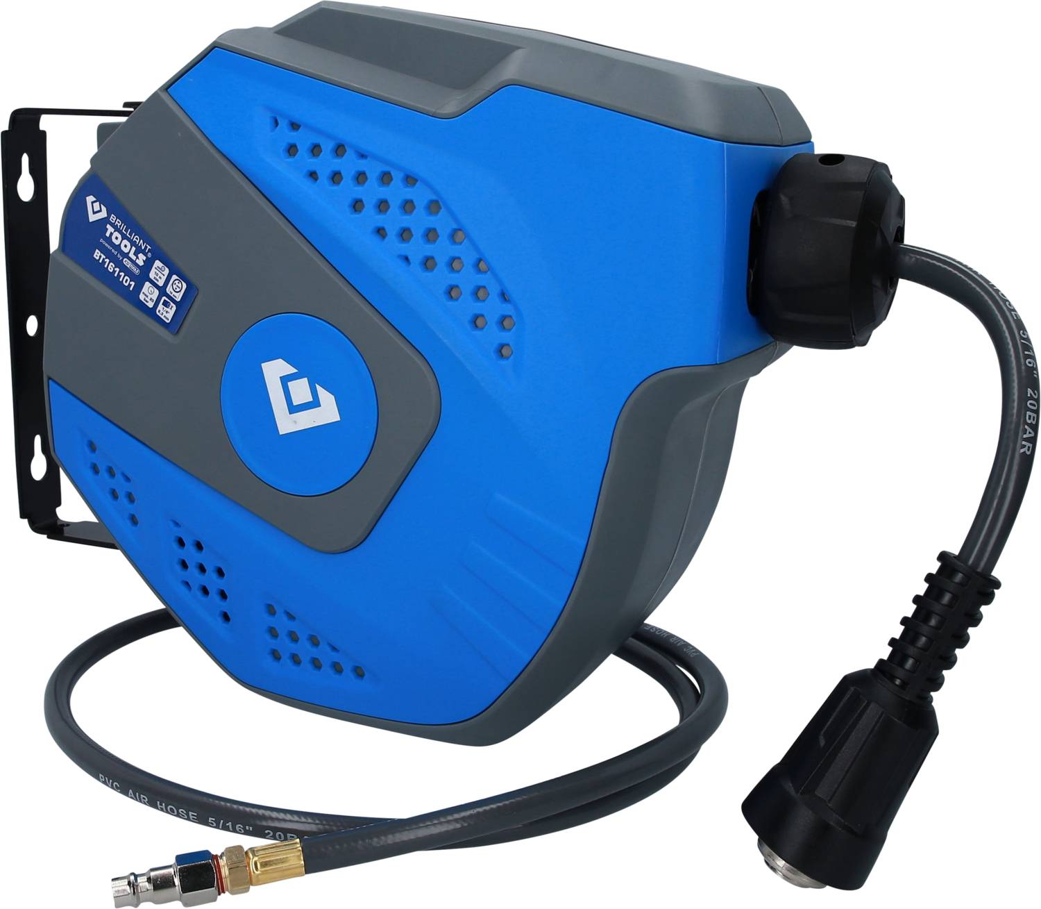 Brilliant Tools BT161101 Druckluft-Schlauch 10m 20 bar