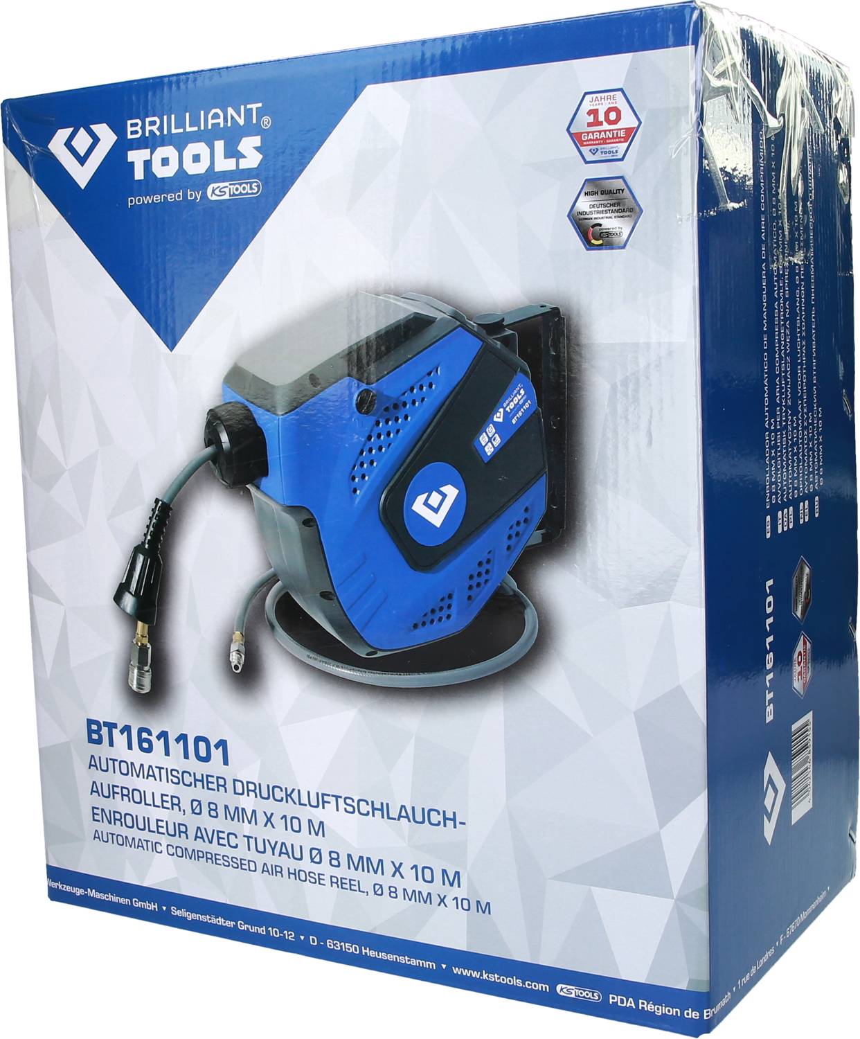 Brilliant Tools BT161101 Druckluft-Schlauch 10 m 20 bar