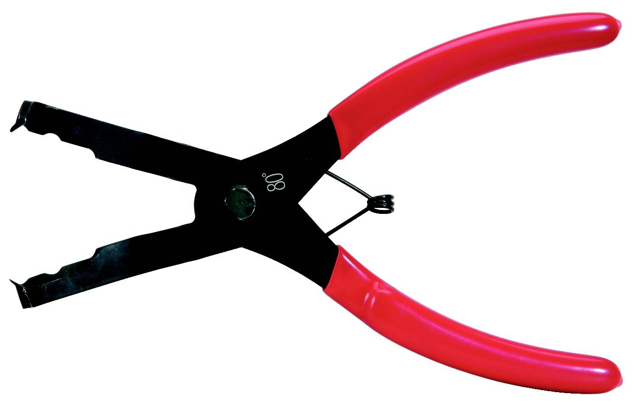 KS Tools Trim-Clip-Zange, Zangenende 80°, 200mm 1151088