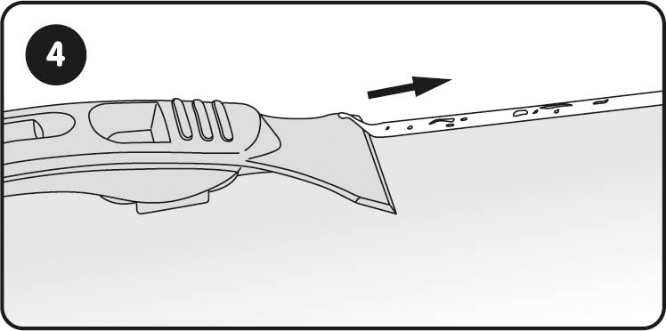 KS Tools 1161050 Silikonschaber- und Abziehersatz