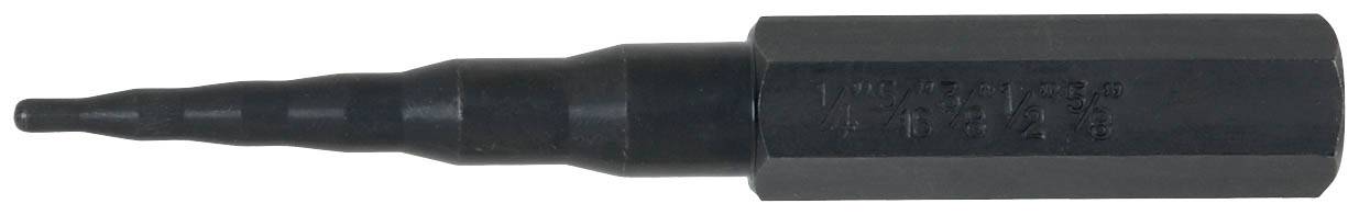 Ein schwarzer, abgestufter Spanner mit sechseckigem Griff, häufig verwendet zum Fixieren oder Festziehen von Werkstücken.