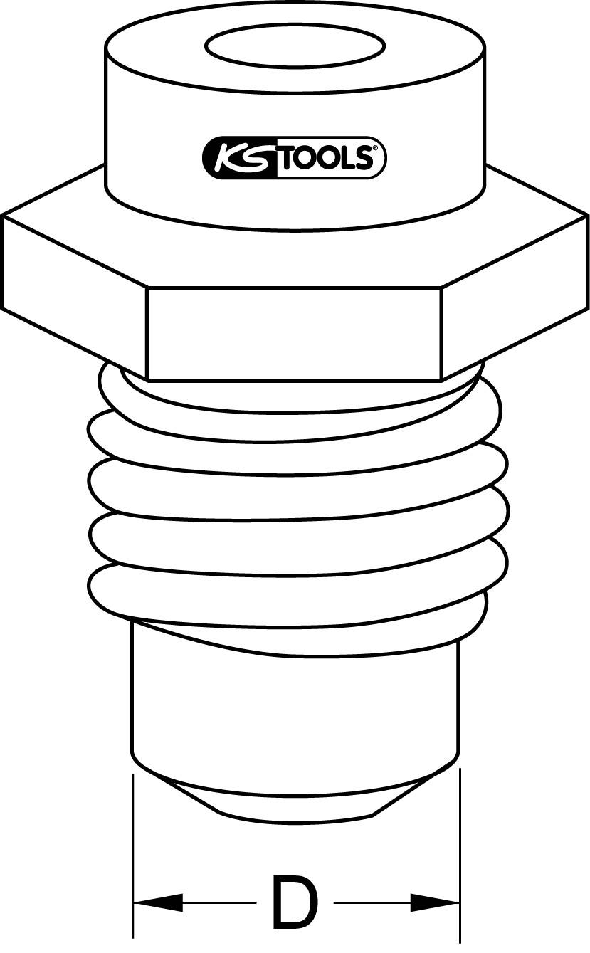 KS Tools Mundstücke für Nietzangen, 2,4mm 1509570