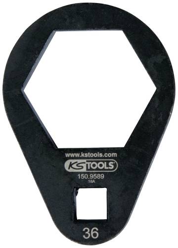 KS Tools 1509589 3/8  Einsteck-Ringschlüssel, extra flach, 36mm