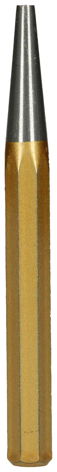 Der Bild zeigt einen spitzen, metallischen Markierstift mit goldener Beschichtung, geeignet für präzise Markierungen auf Oberflächen.