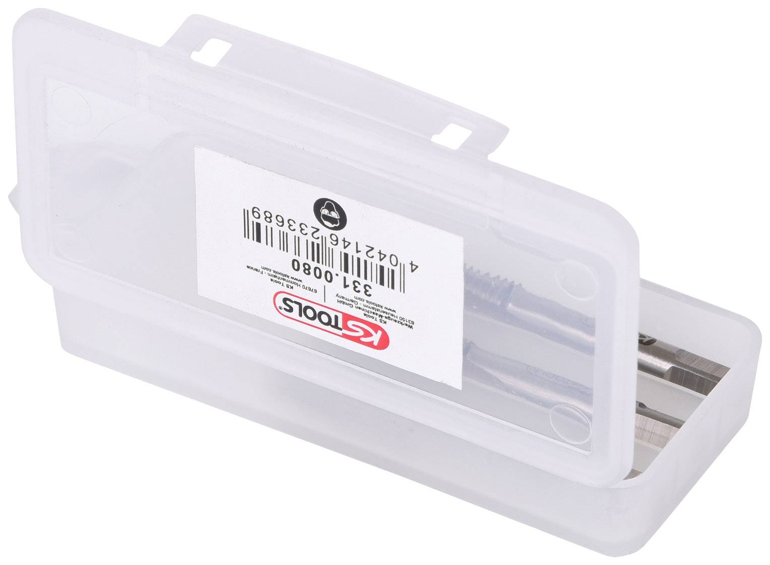 KS Tools 3310080 Handgewindebohrer-Set metrisch M8 x 1.25 Rechtslaufend Stahl 1St.