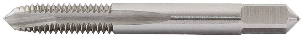 Metallgewindebohrer mit scharfen Schneidkanten und zylindrischer Form, zum Gewindeschneiden in Metalloberflächen verwendet.