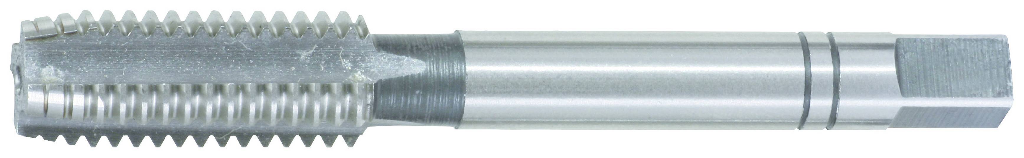 Metallschneidwerkzeug mit mehreren Gewindegängen, Verwendung zum Schneiden von Innengewinden in Metalloberflächen.