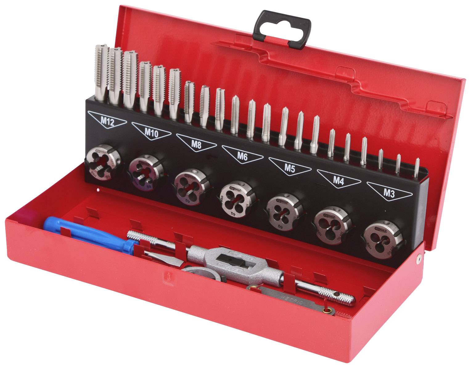 KS Tools 3310632 Handgewindebohrer-Set Stahl 1St.