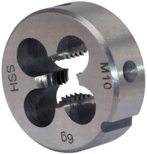 KS Tools 3321001 Schneideisen metrisch fein M4 x 0.5 Stahl 20 mm