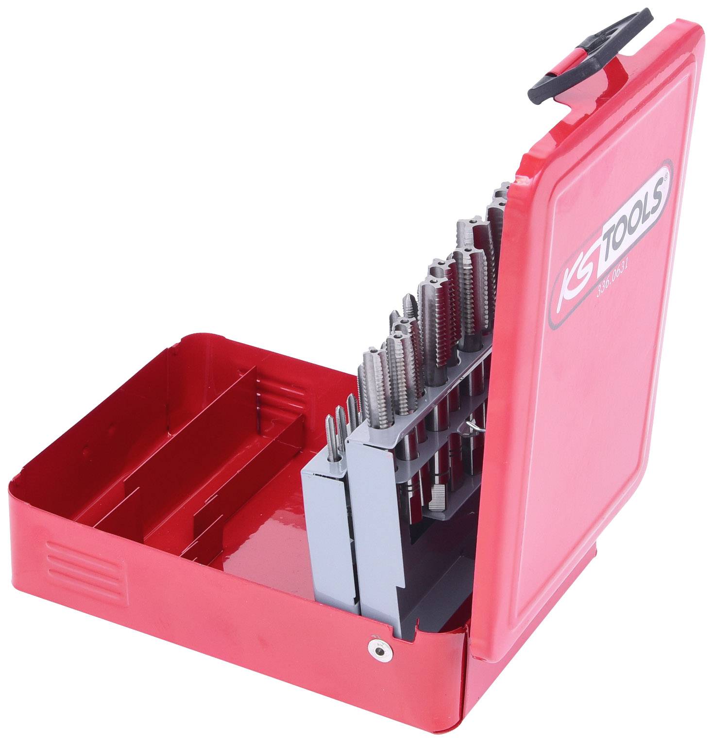 KS Tools 3360631 Handgewindebohrer-Set Rechtslaufend Stahl 1St.