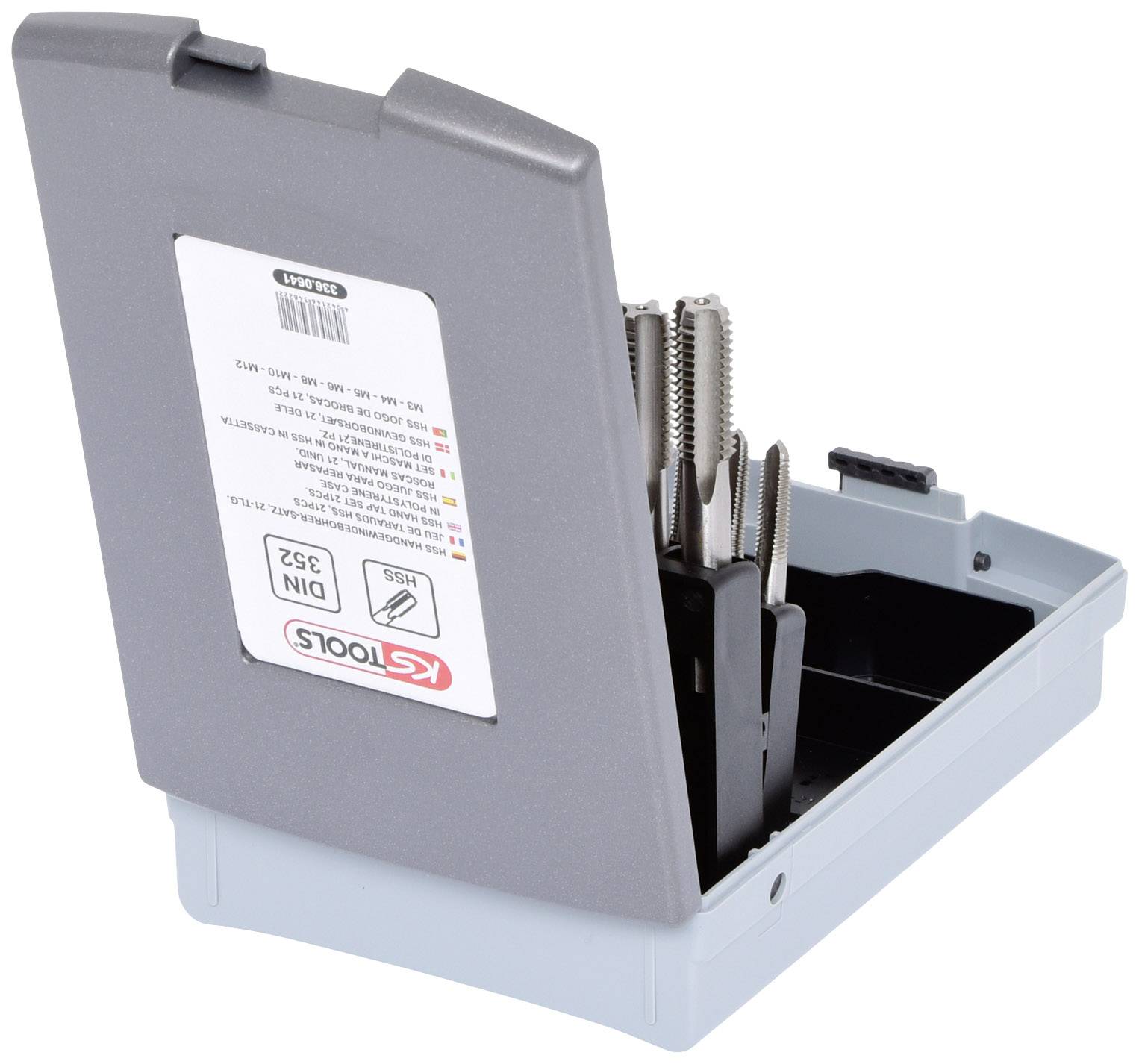 KS Tools 3360641 Handgewindebohrer-Set 1St.