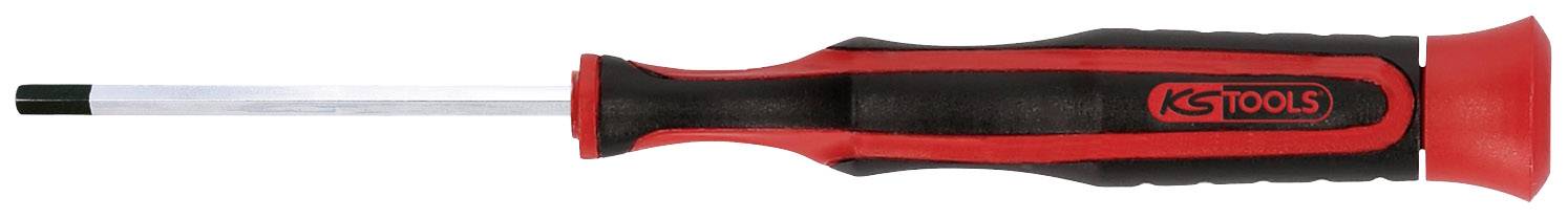 Schraubendreher mit rotem und schwarzem Griff; 'KS Tools'-Logo auf dem Griff.