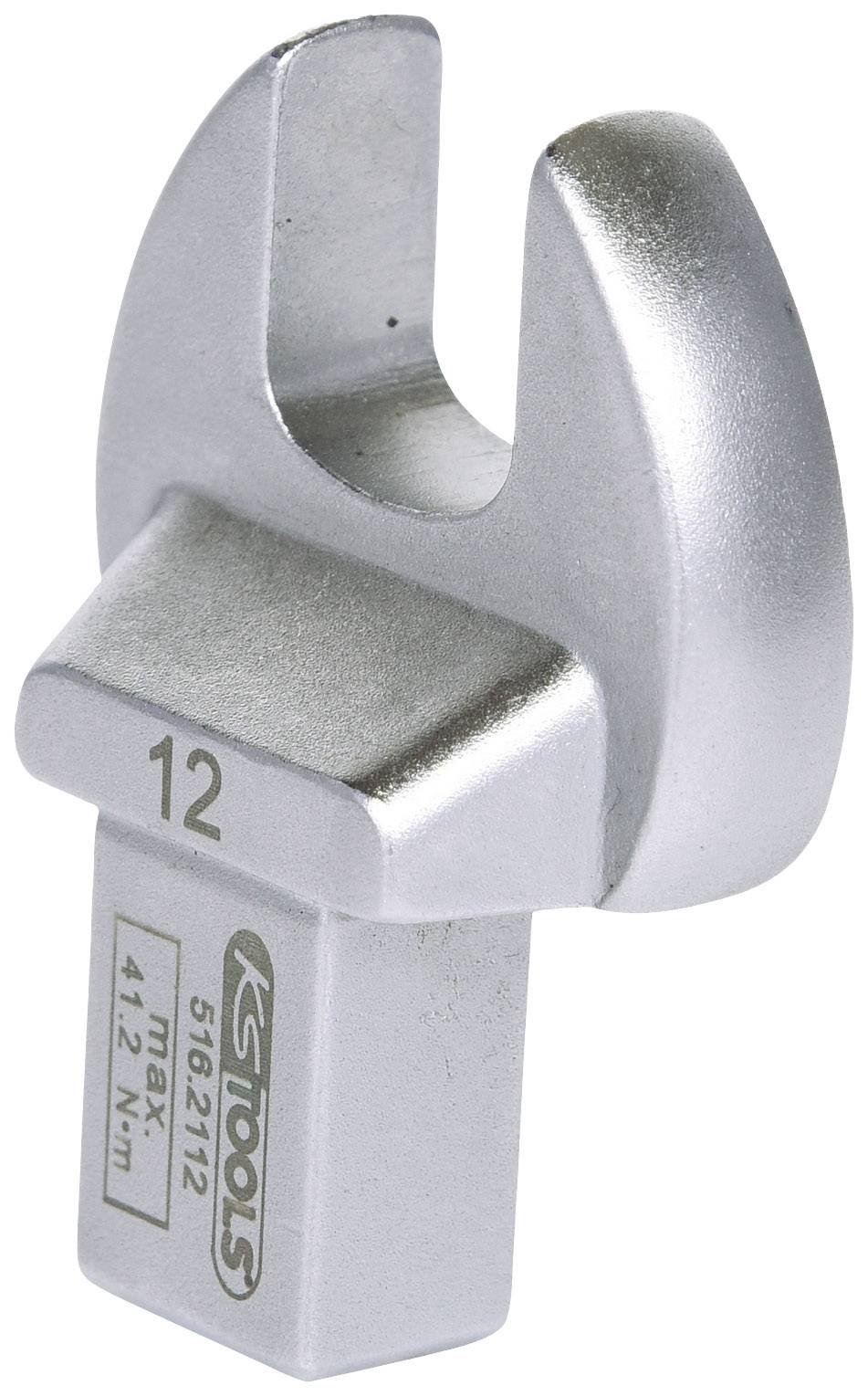 Silberner Schraubenschlüssel-Aufsatz mit der Aufschrift '12' und 'KS Tools'.