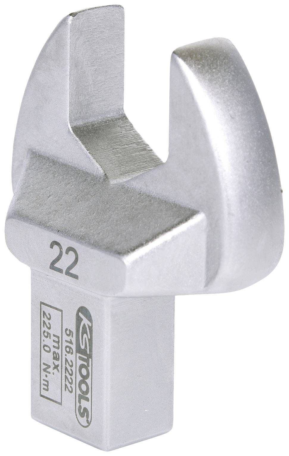 Verstellbarer Schraubenschlüssel-Aufsatz aus Metall, nummeriert mit '22', geeignet für 2250 Newtonmeter, von KS Tools.