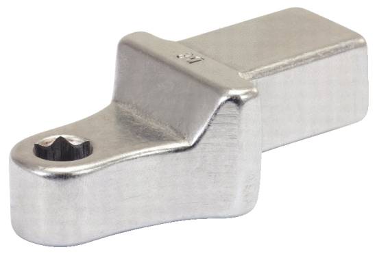 Ein metallener Verschlussriegel mit einem sechseckigen Einsatz für einen Schraubendreher, verwendet zur Sicherung von Türen oder Behältern.