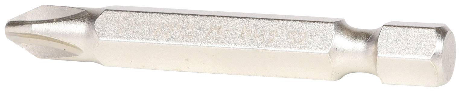 Schraubendreher-Bit mit Kreuzschlitzkopf, ideal zum Festziehen von Schrauben in Holz- und Metallarbeiten.