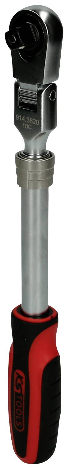 Drehmomentschlüssel mit schwarzem Griff und rotem Akzent, geeignet zur präzisen Einstellung von Anzugsmomenten bei Schraubverbindungen.