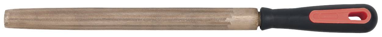 Messerring mit schwarzem Griff und roter Akzentuierung, hauptsächlich aus Metall.