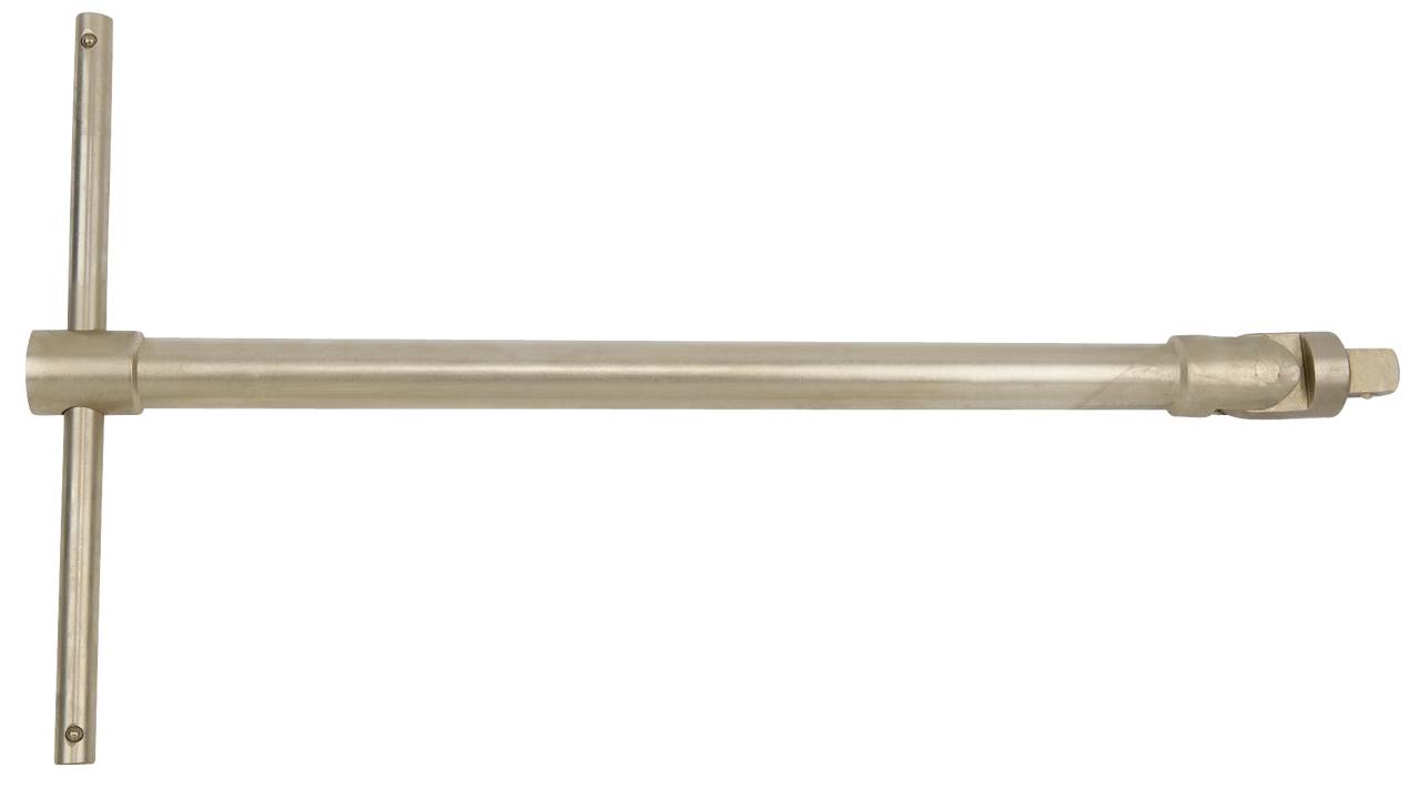 Kupferrohrentgrater mit T-Griff, verwendet zum Glätten von Kanten an Kupferrohren.