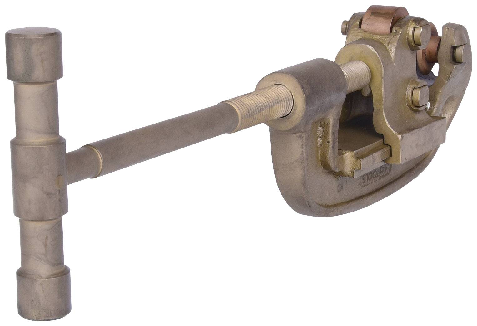 Massiver Rohrschneider mit T-Griff, geeignet zum Schneiden dicker Kupferrohre, ideal für Installation und Klempnerei.