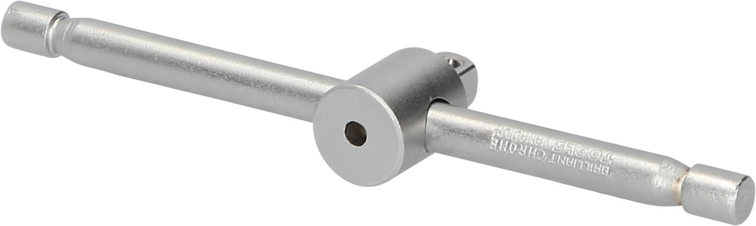 Ein silberner Kreis- und Lochschneider aus Metall mit zwei verstellbaren Armen und einer zentralen Schraube zur Befestigung.