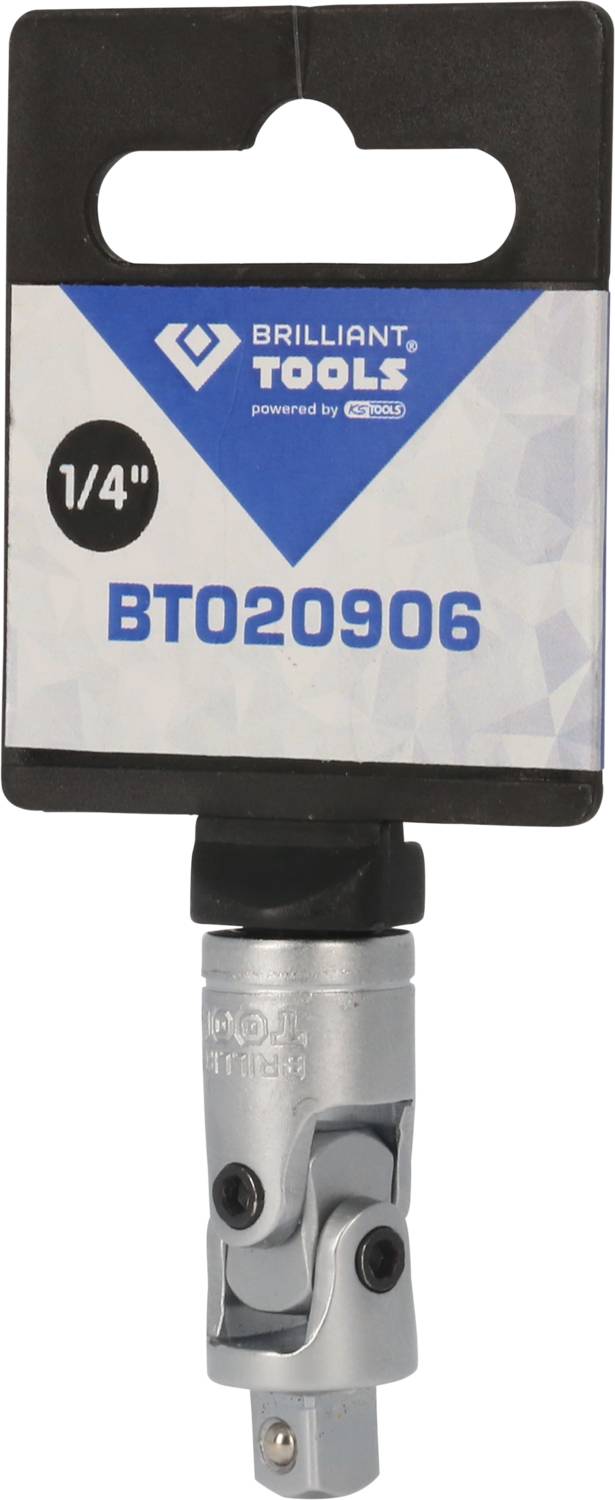 Ein silberner Werkzeugadapter mit der Aufschrift '1/4