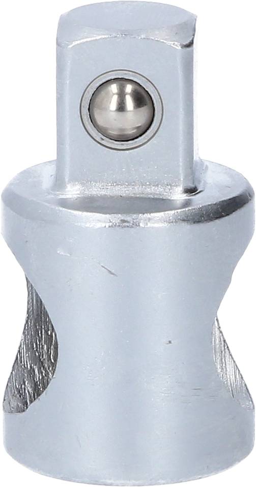 Steckschlüssel-Verlängerung aus Metall mit geriffeltem Griff und Kugelfangmechanismus, typisch für Werkzeuge im Kfz-Bereich.