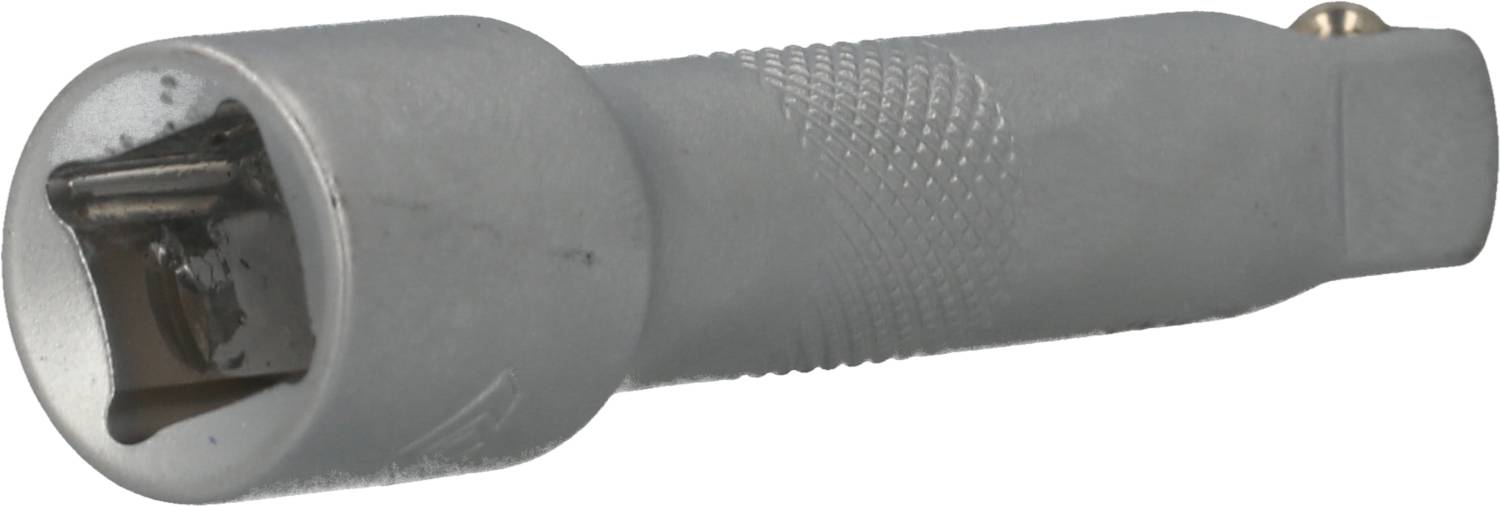 Ein grauer Kabelentmanteler mit Metallklingen an einem Ende, geeignet zum Entfernen der Isolierung von Kabeln.