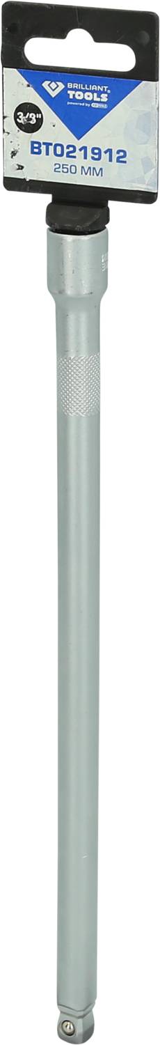 Metallische Verlängerung mit Griffabschnitt, Länge 250 mm, von der Marke Vorel, mit Verpackungskarton oben.