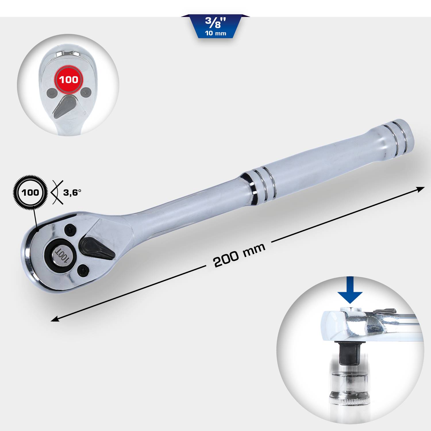 Brilliant Tools BT021995 BT021995 Umschaltknarre