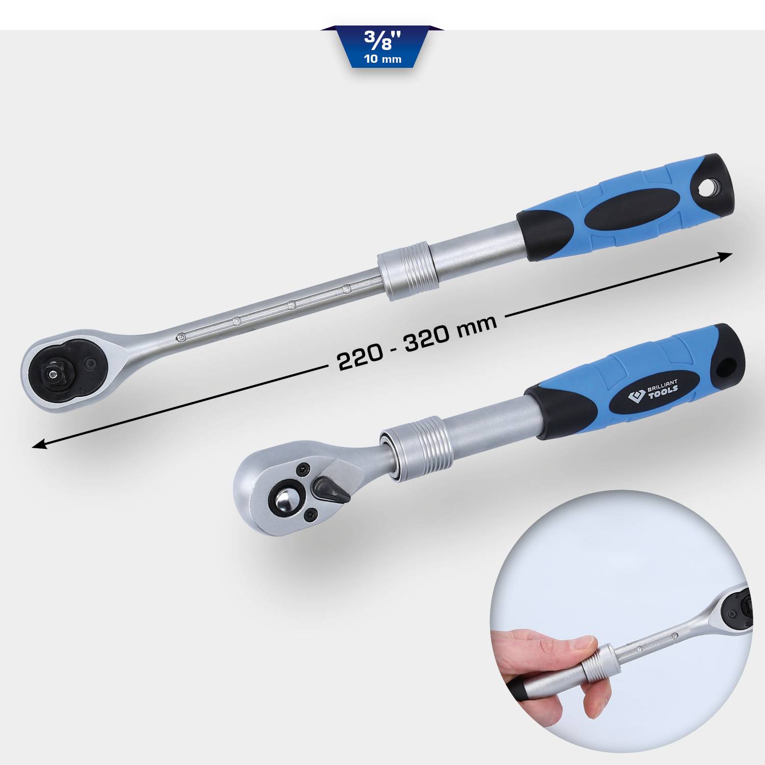 Brilliant Tools BT021996 BT021996 Umschaltknarre