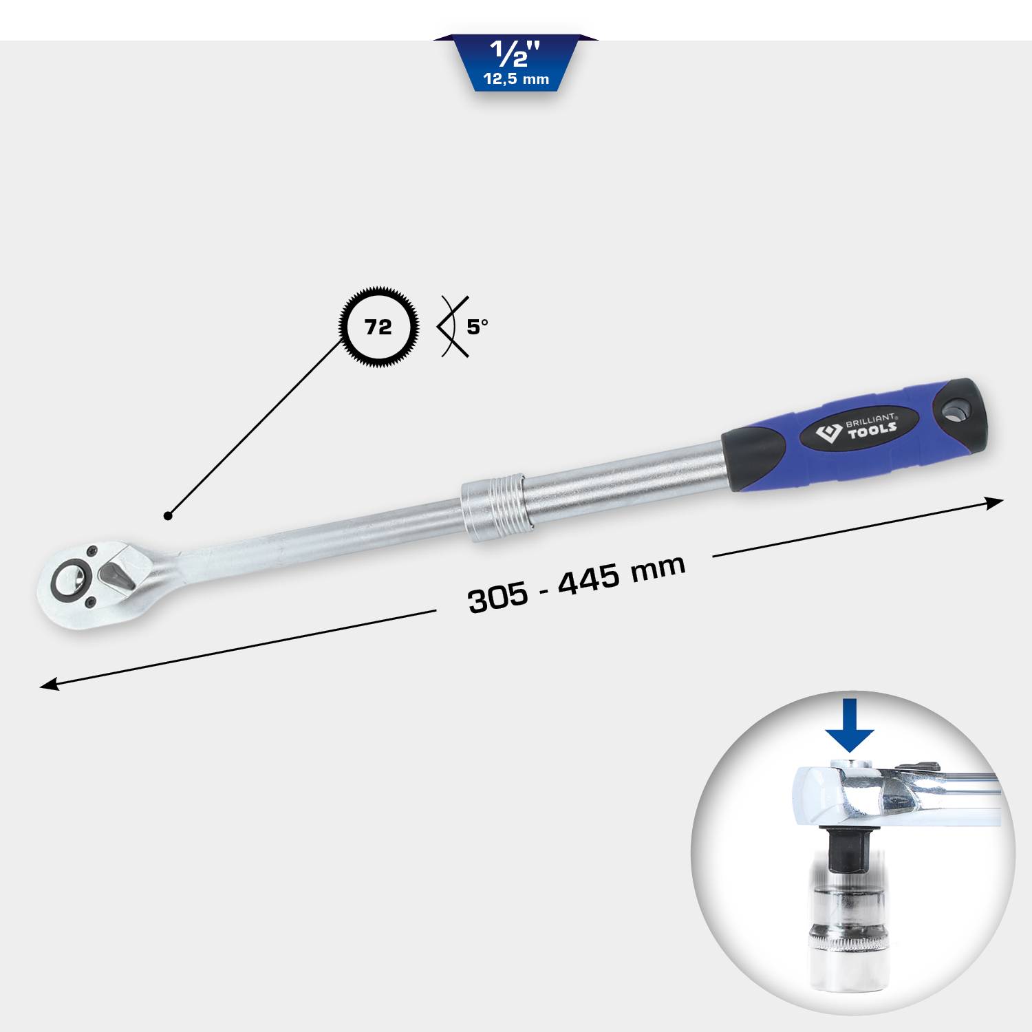 Brilliant Tools BT022992 BT022992 Umschaltknarre