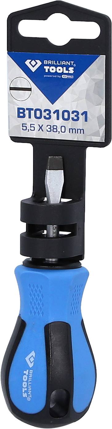 Brilliant Tools BT031031 Schlitz-Schraubendreher Klingenlänge: 38mm
