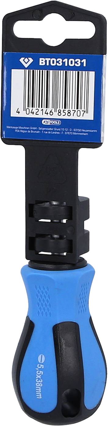 Brilliant Tools BT031031 Schlitz-Schraubendreher Klingenlänge: 38mm