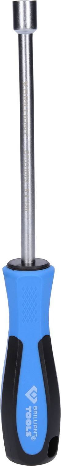 Handschraubendreher mit blau-schwarzem ergonomischem Griff und metallischem Schaft, ideal für manuelle Arbeiten und Reparaturen.