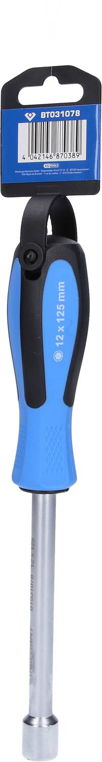 Blauer Schraubendreher mit drehbarem Griff