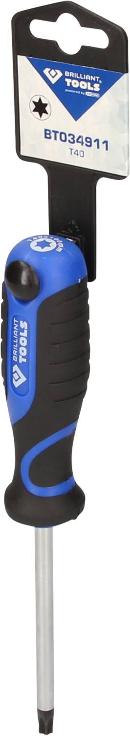 Brilliant Tools BT034911 Torx-Schraubendreher Größe (Schraubendreher) T 40 Klingenlänge: 100mm