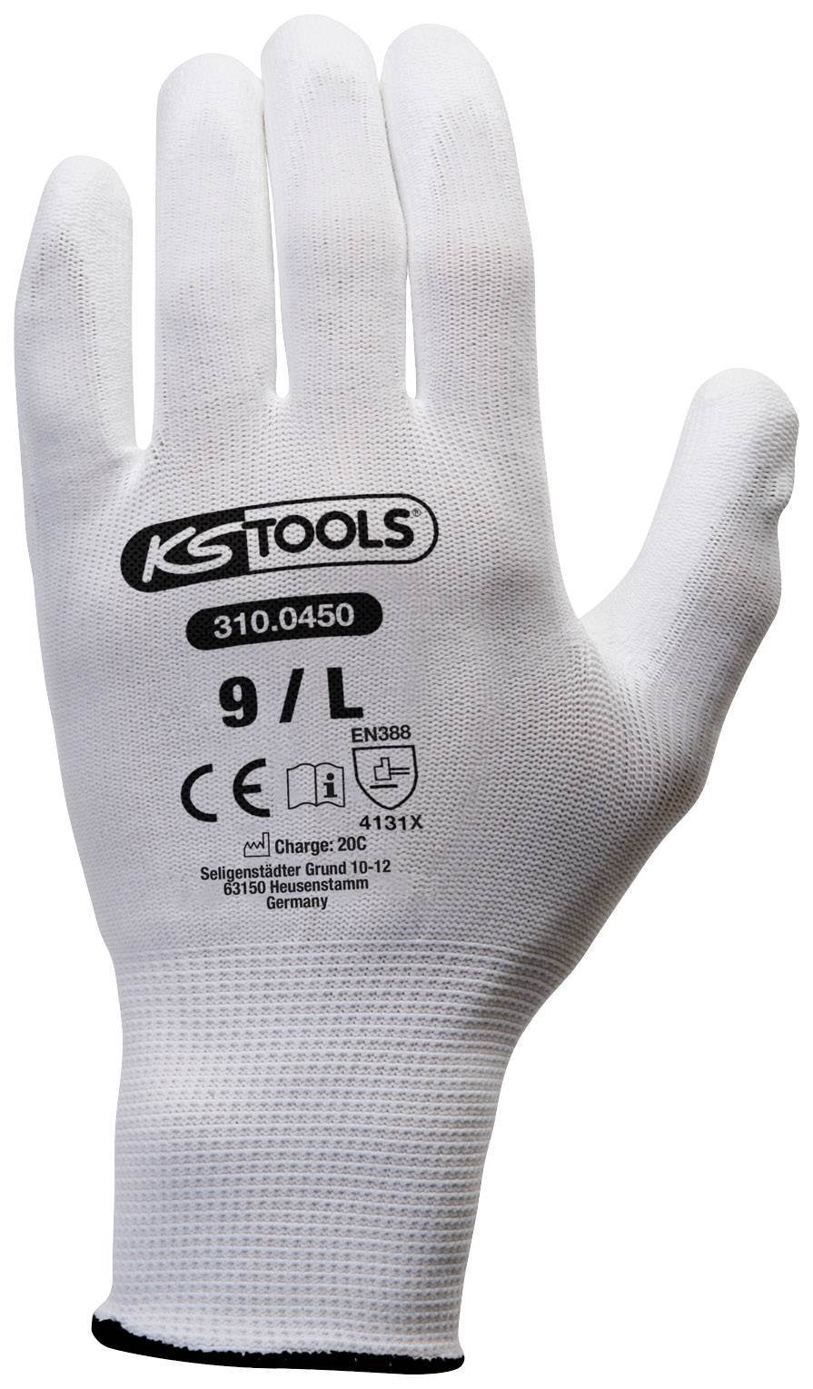 KS Tools 3100450 310.0450 Arbeitshandschuh 12St.