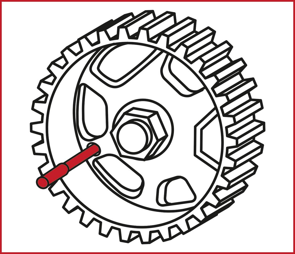 KS Tools 4003100 Motoreinstell-Werkzeug-Satz für PSA, 8-tlg