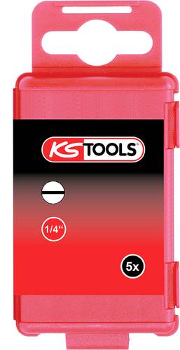 KS Tools 911.8406 Schlitz-Bit 5St.
