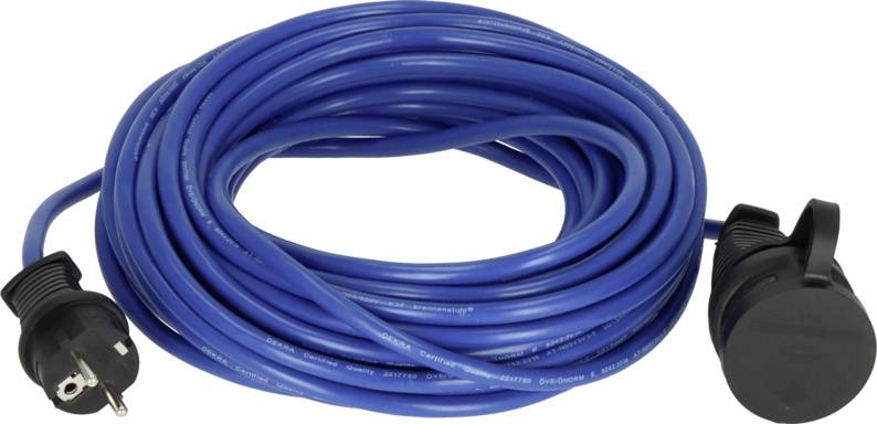Brennenstuhl 9123020536 Strom Verlängerungskabel Blau 15m N05V3V3-F 3G 1,5mm² Ölbeständig, UV-Beständig