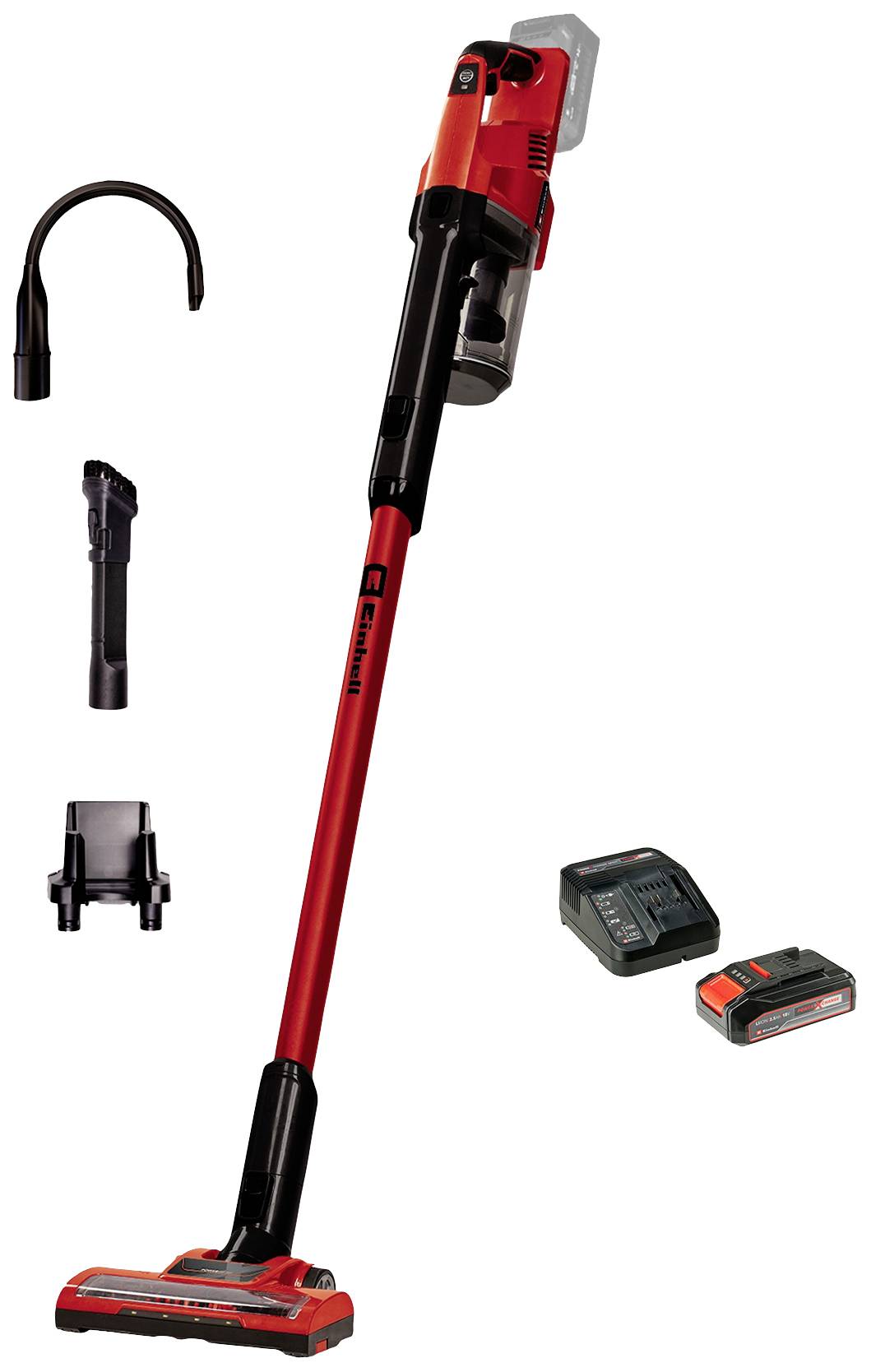 Einhell Power X-Change TE-SV 18 Li + 2,5Ah Starter-Kit 2347182 Akku-Handstaubsauger Beutellos, inkl. Akku
