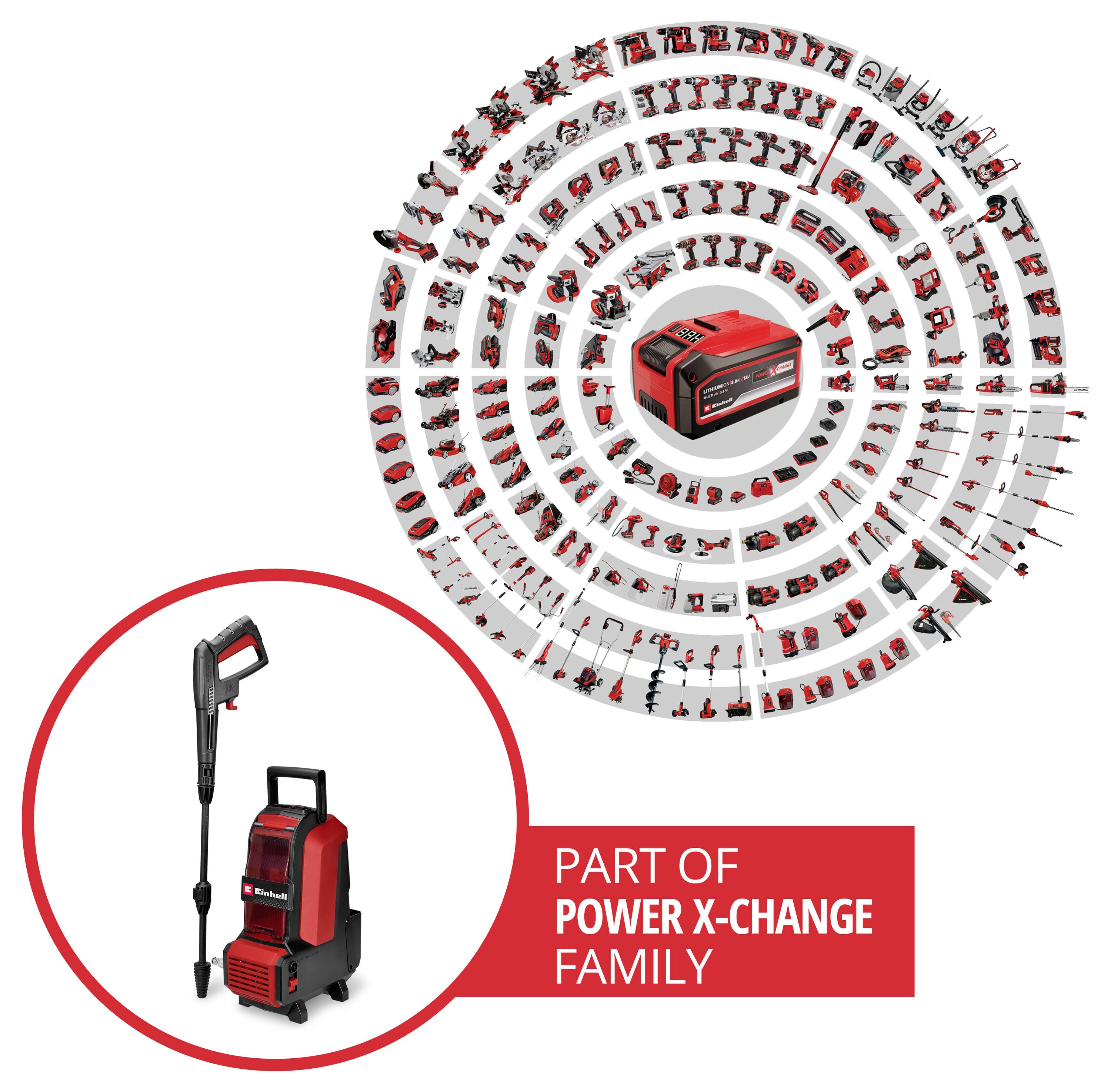 Einhell Power X-Change TE-SV 18 Li + 2,5 Ah Starter-Kit 2347182 Akku-Handstaubsauger Beutellos, inkl. Akku
