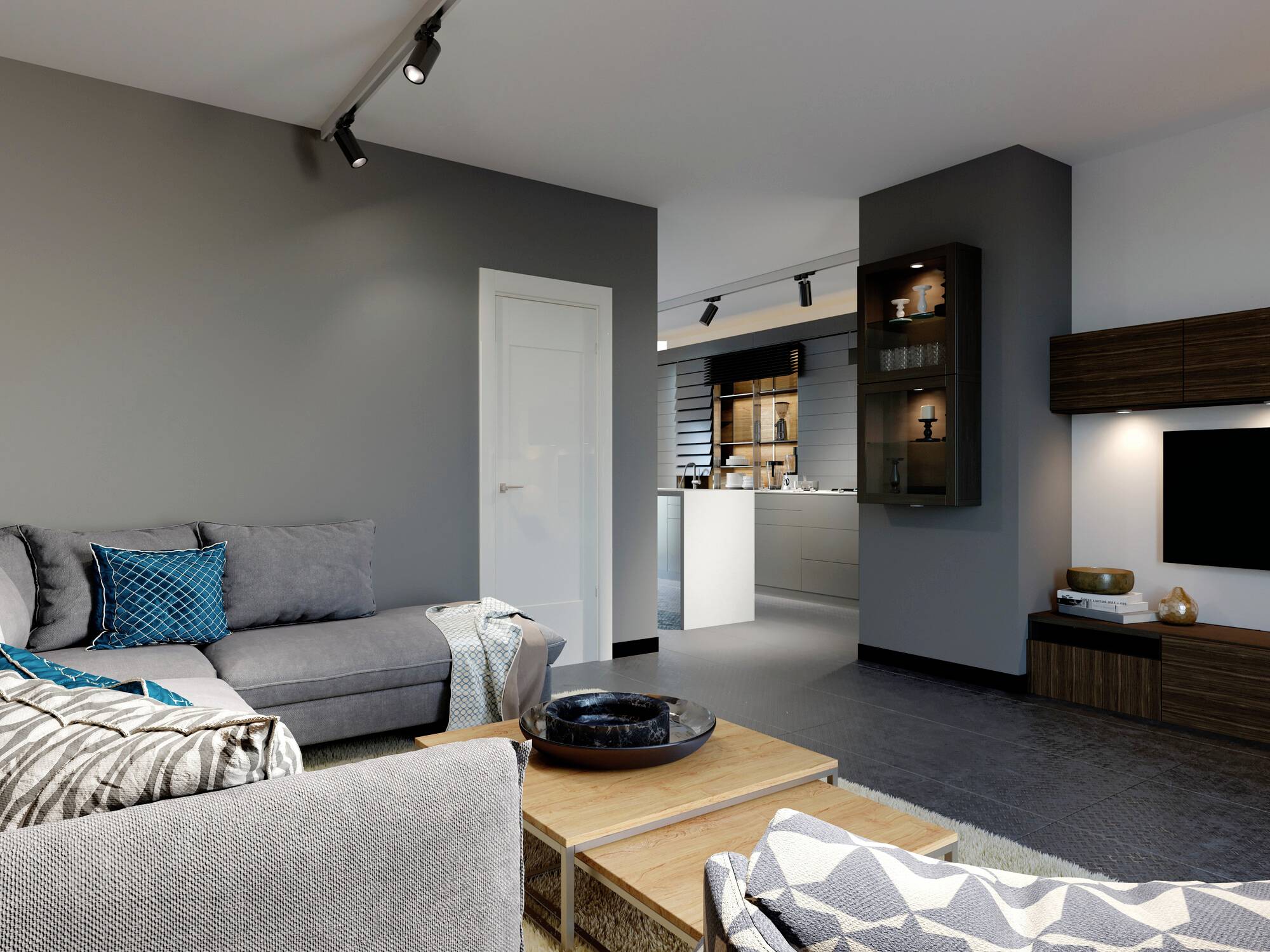 Kanlux ATL1 18W-930-S6-W Stromschienen-Strahler 18W LED Weiß