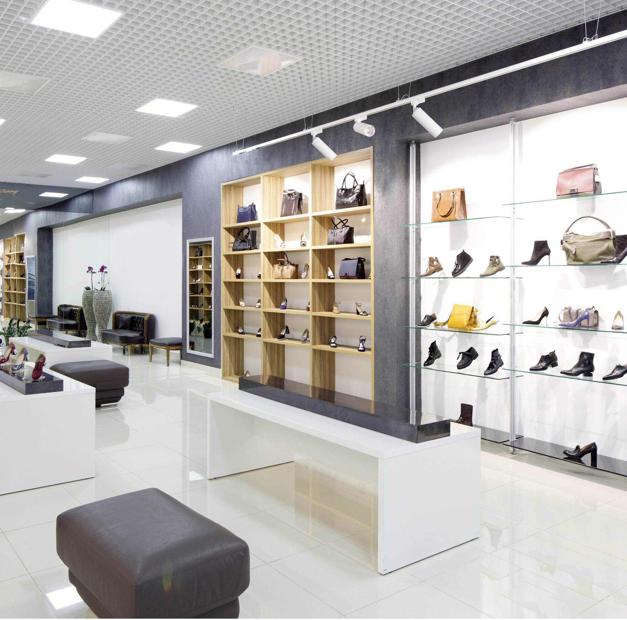 Kanlux ATL2 GU10-W Stromschienen-Strahler GU10 10W LED Weiß